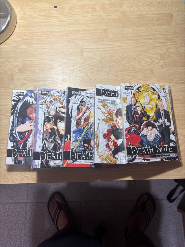 Manga del 1-5 Death Note