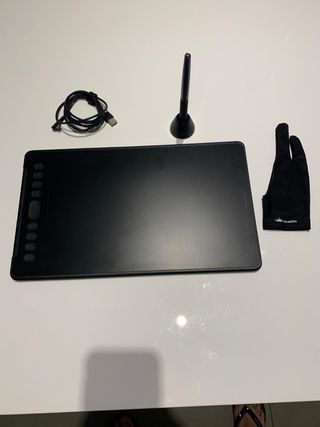 Tableta Gráfica HUION con Lápiz y Guante