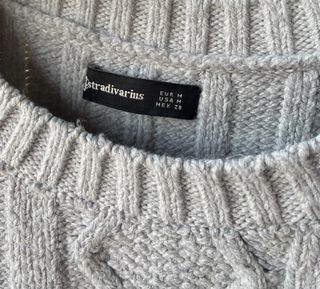 Jersey Stradivarius Gris Talla M