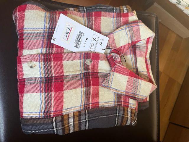 Camisa Zara cuadros M