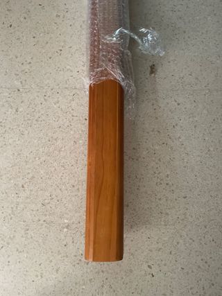 Pasamanos 3m madera con soportes inox