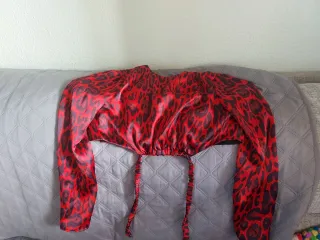 Blusa manga larga estampado animal print