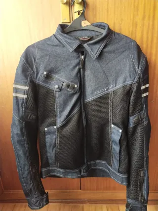 Chaqueta Moto Komine XL Vaquera Malla