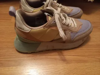 Zapatillas Duuo Talla 37 Beige/Morado