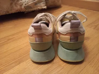 Zapatillas Duuo Talla 37 Beige/Morado