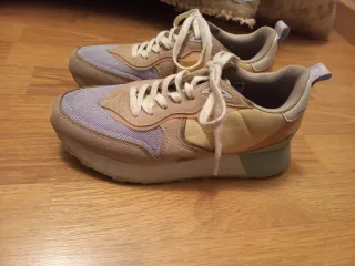 Zapatillas Duuo Talla 37 Beige/Morado