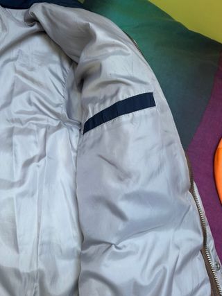 Abrigo acolchado azul marino hombre