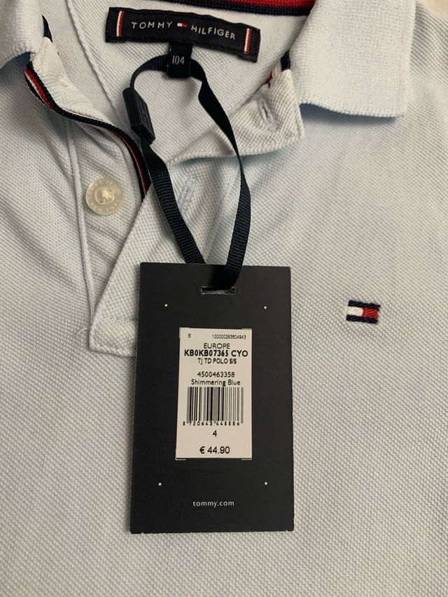 Polo niño Tommy Hilfiger con etiqueta