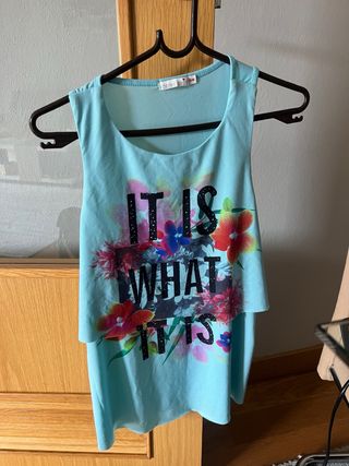 Camiseta sin mangas Derek Heart M floral