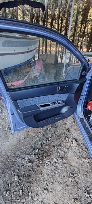 Puertas hyundai getz 2005 color Azul