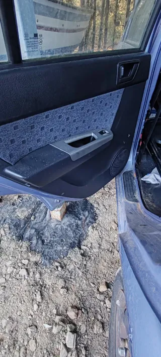 Puertas hyundai getz 2005 color Azul