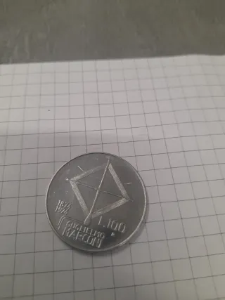 100 Lire Marconi 1974