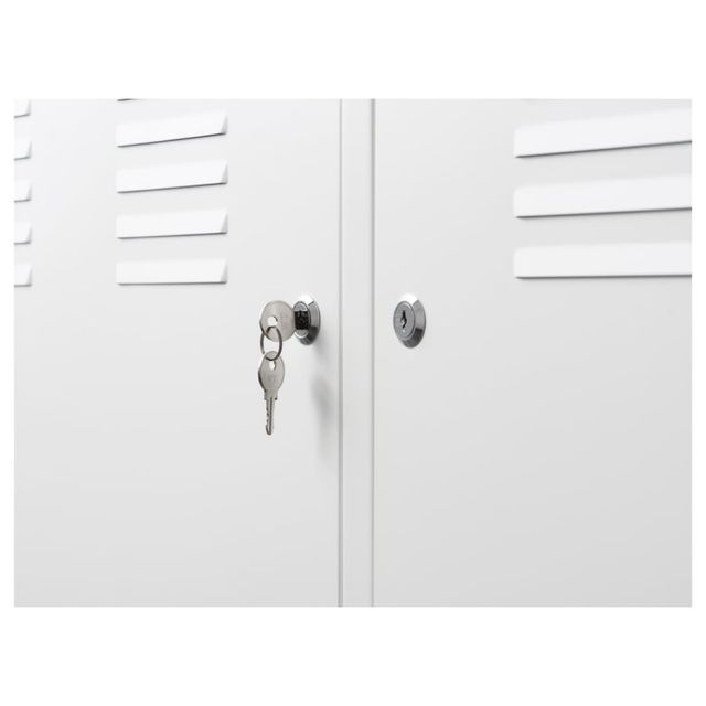 Armario Metálico IKEA PS Blanco 119x63cm
