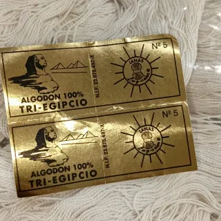 Lote madejas 100% algodón egipcio