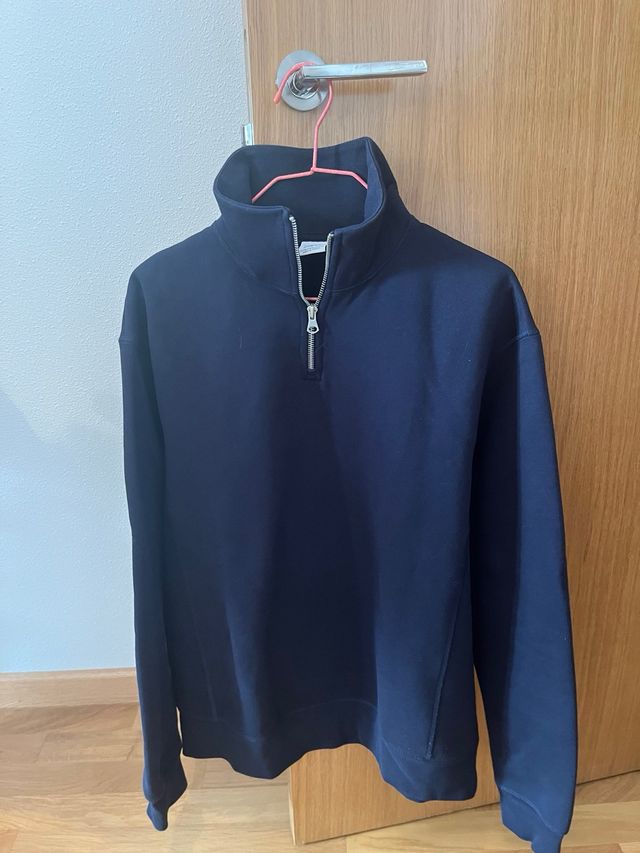 Sudadera Zara Azul Talla M