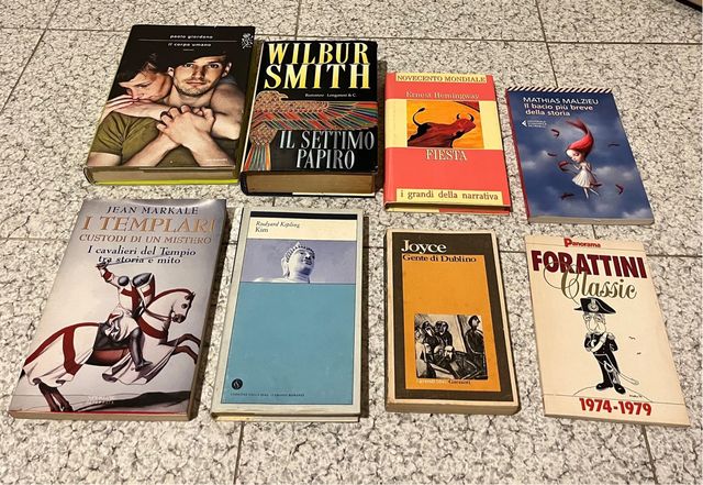 Lotto 25 libri di narrativa italiana e straniera