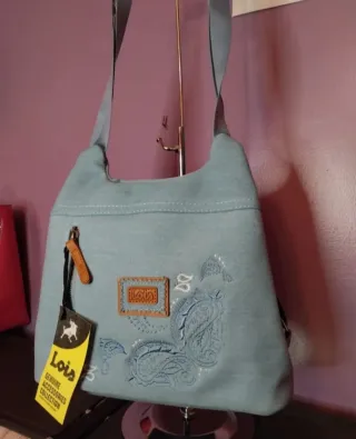 Bolso Lois original azul claro