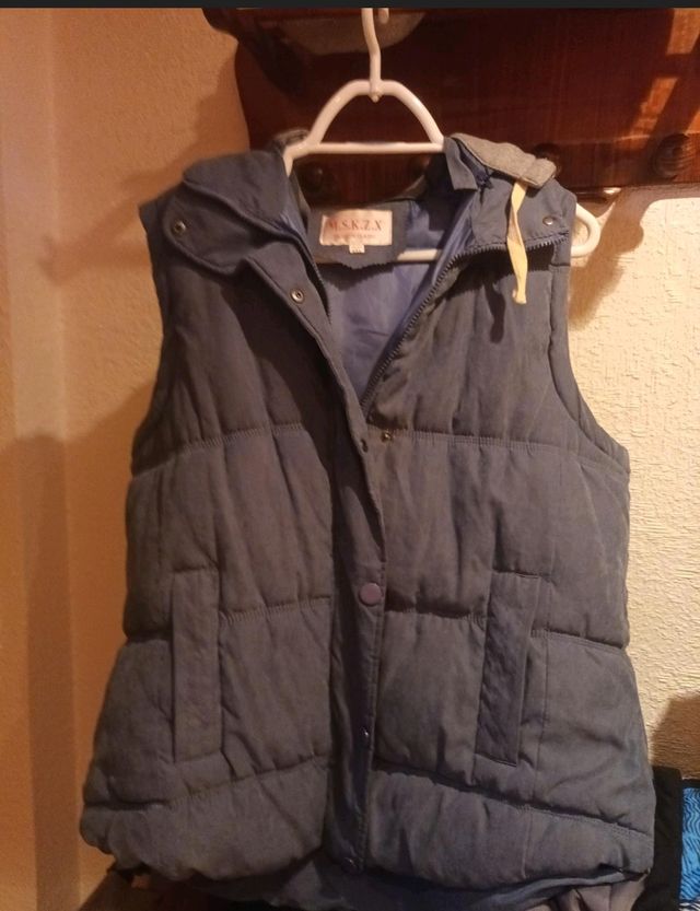 Chaleco acolchado azul talla 3XL