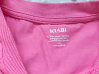 Pack 2 Camisetas Lactancia Kiabi Rosa y amarillo