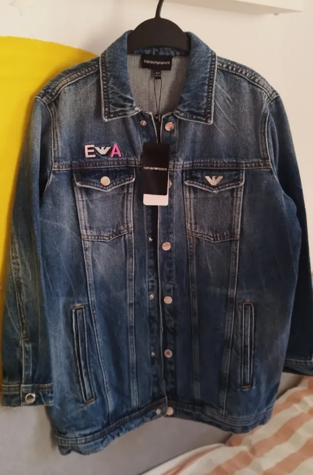 Giacca Jeans Emporio Armani Bambina 10 Anni