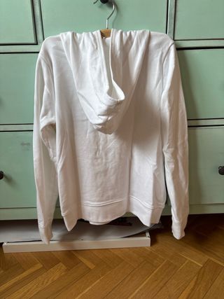 Sudadera GAP niña arcoíris blanca