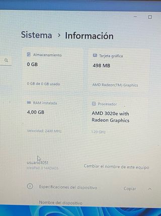 Portátil Lenovo IdeaPad 3 14ADA05 Gris