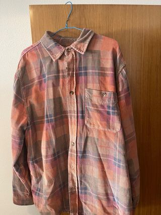 Camisa Zara cuadros pana talla M