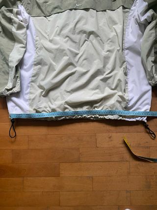 Giacca a vento Nike vintage verde e bianca 00’s