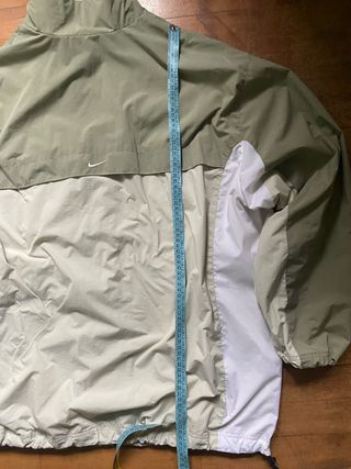 Giacca a vento Nike vintage verde e bianca 00’s