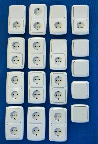 Simón 31 Blanco Mecanismos completos.