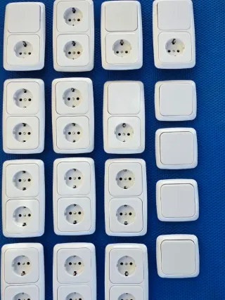 Simón 31 Blanco Mecanismos completos.