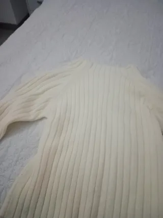 Jersey de punto beige talla única