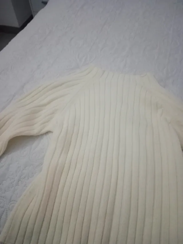 Jersey de punto beige talla única