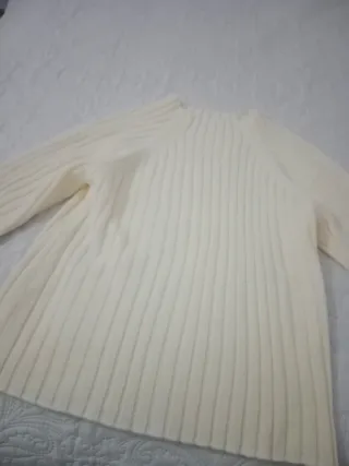 Jersey de punto beige talla única