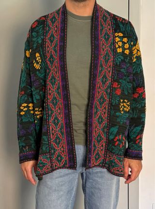 Kenzo knitted vintage vest cardigan unisex