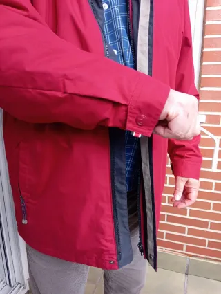 Parka Seaman Roja Invierno Talla XXL