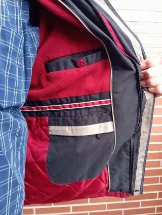 Parka Seaman Roja Invierno Talla XXL