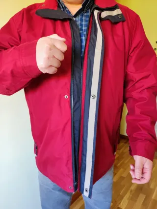 Parka Seaman Roja Invierno Talla XXL