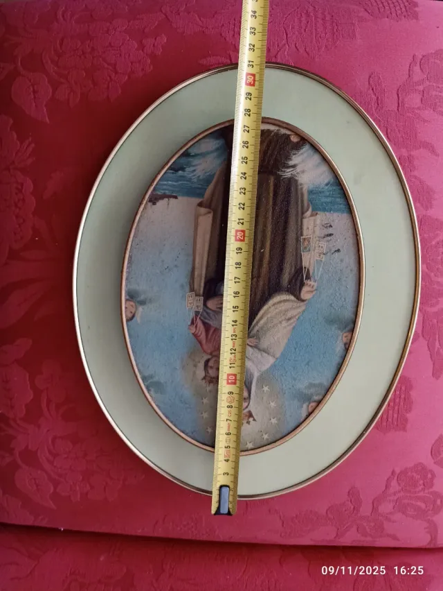 Antiguo cuadro Virgen del Carmen