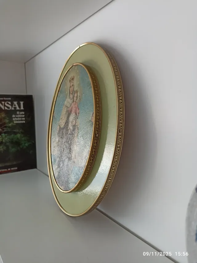 Antiguo cuadro Virgen del Carmen