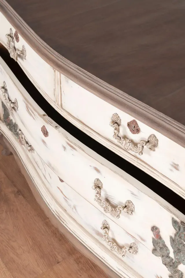 Cómoda vintage de madera