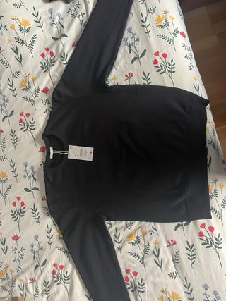 Sudadera Zara Negra Talla S Nueva