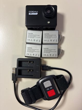 Cámara de acción COOAU 4K 60fps