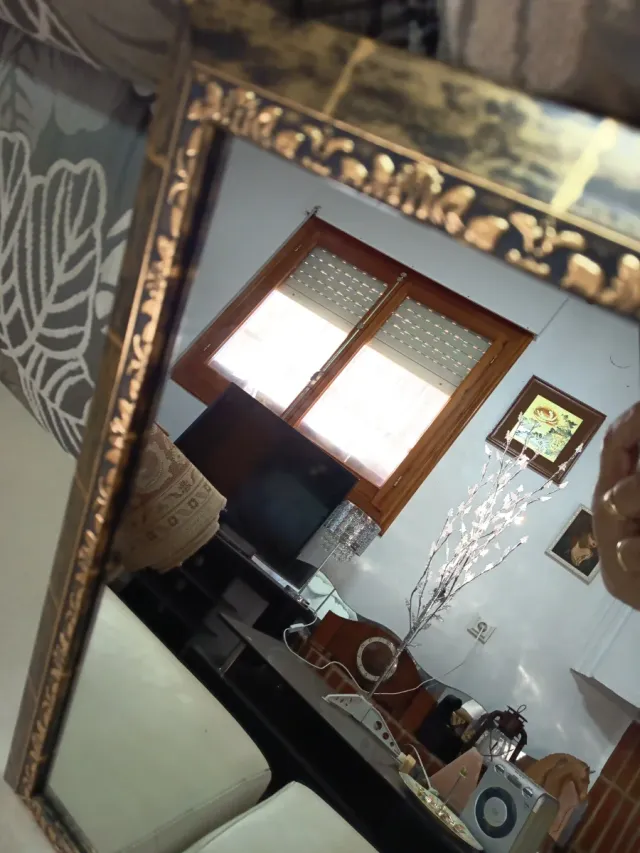 Espejos decorativos madera y dorado