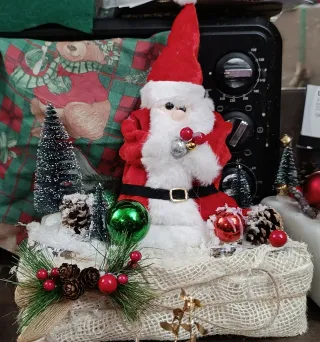 Centrotavola Babbo Natale Handmade