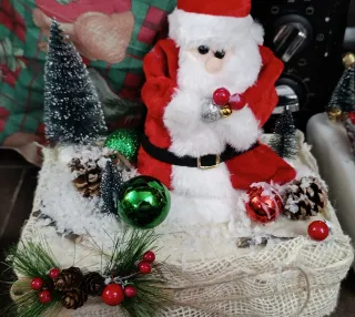 Centrotavola Babbo Natale Handmade