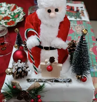 Centrotavola Babbo Natale Handmade