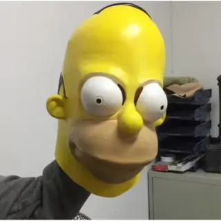 Disfraz Máscara Homer Simpson - Los Simpsons