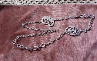 Collana lunga Guess argento