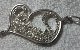 Collana lunga Guess argento